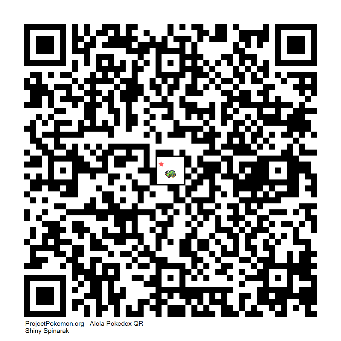 Cdigo QR de Spinarak variocolor
